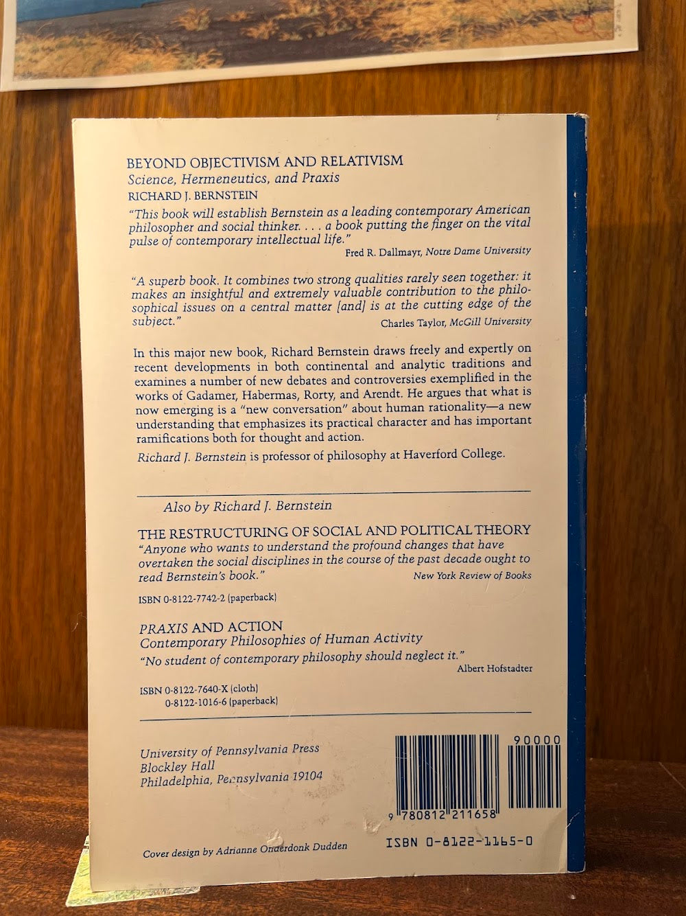 Beyond Objectivism and Relativism by Richard J. Bernstein