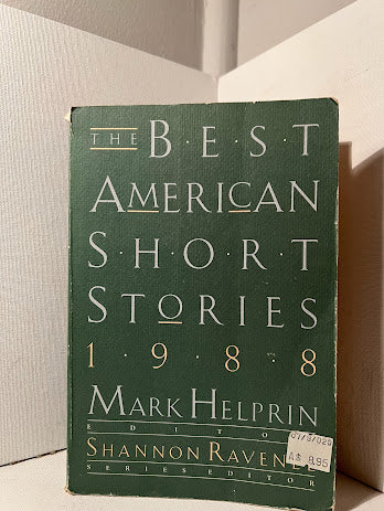 The Best American Short Stories 1988 edited by Mark Helprin