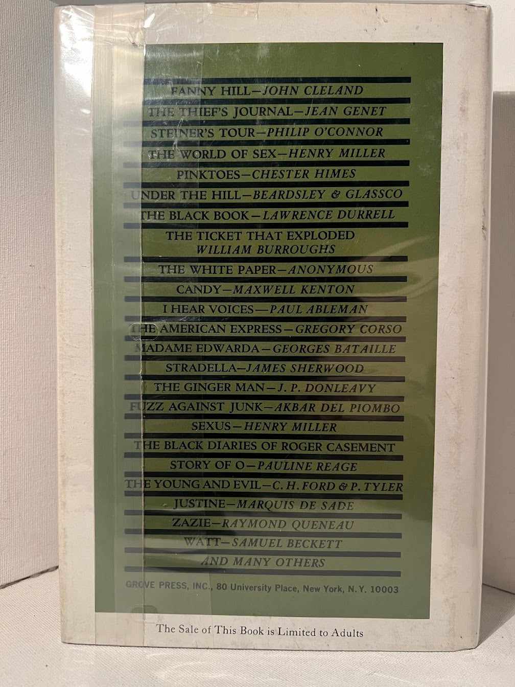 The Olympia Reader edited by Maurice Girodias