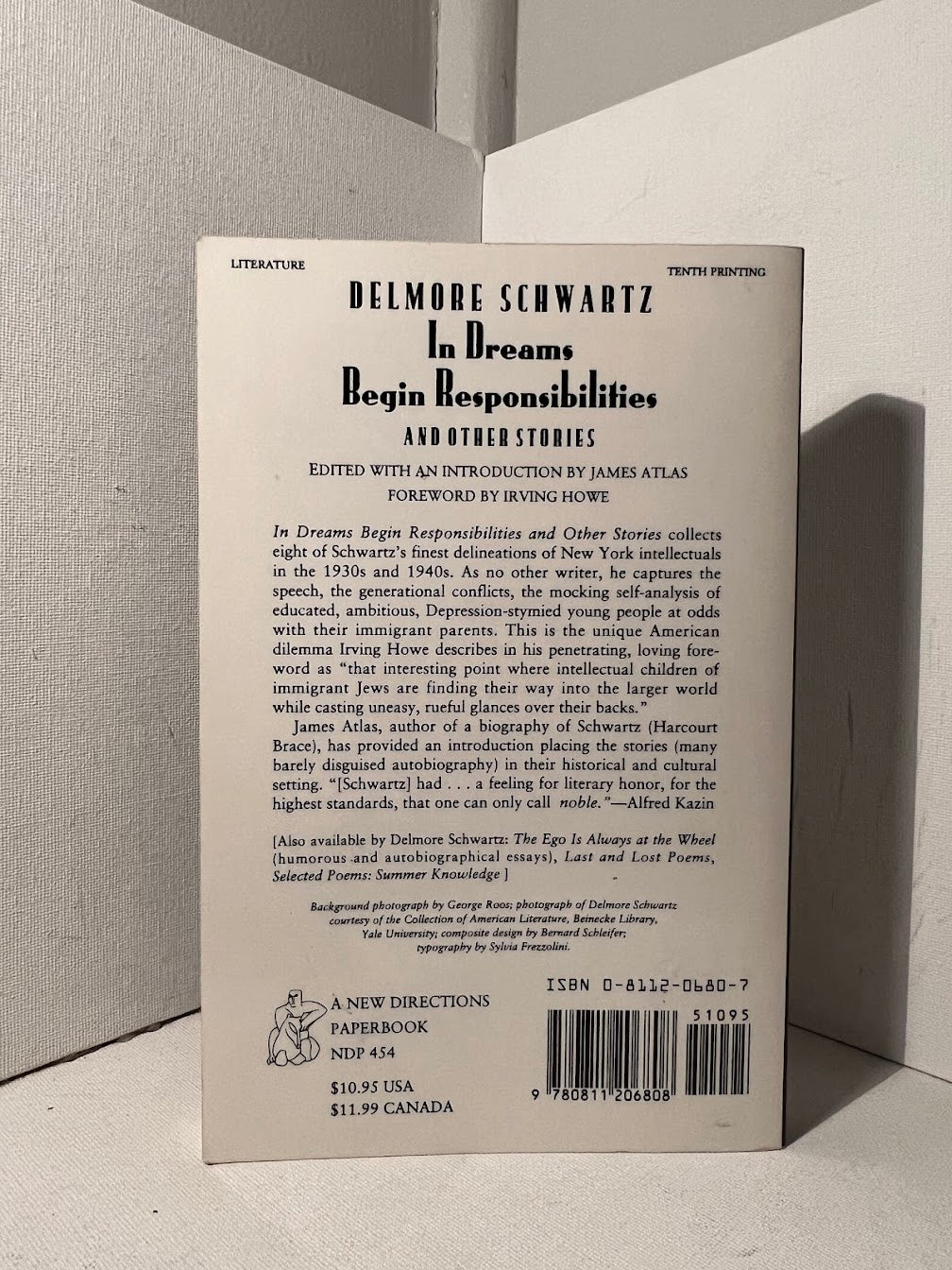 In Dreams Begin Responsibilities and Other Stories by Delmore Schwartz