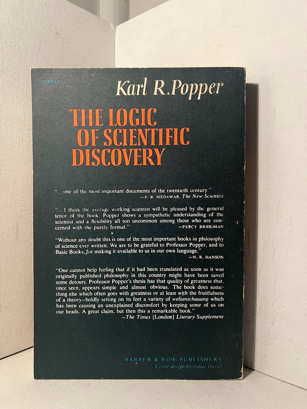 The Logic of Scientific Discovery by Karl R. Popper