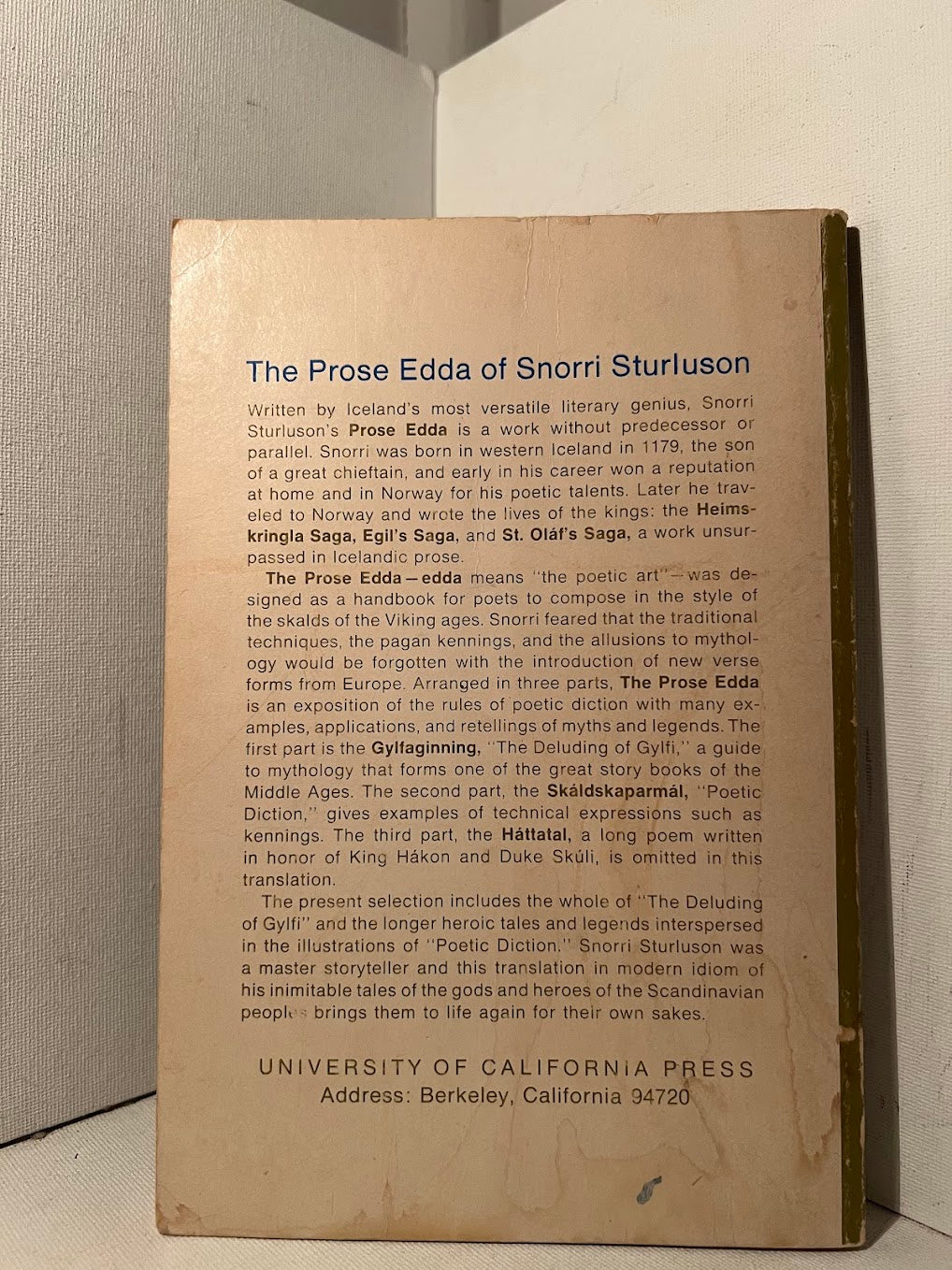 The Prose Edda by Snorri Sturluson