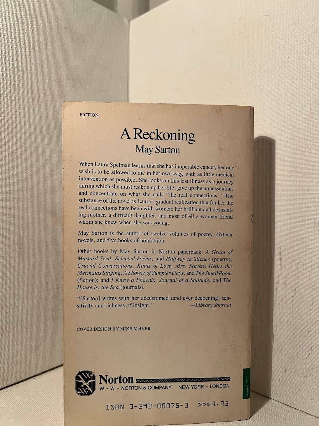 A Reckoning by May Sarton