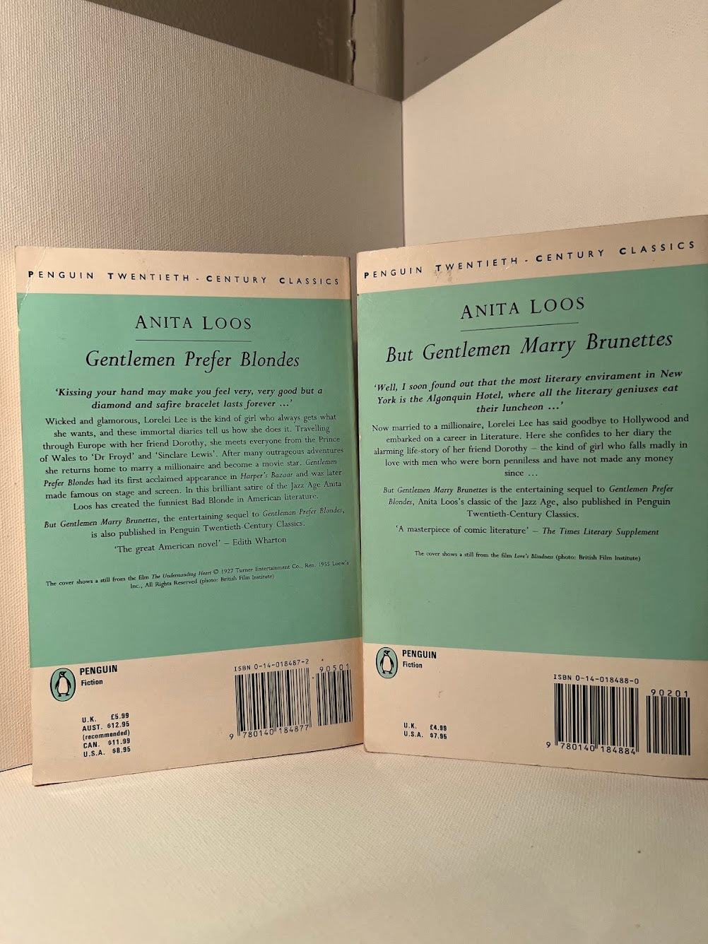 Gentlemen Prefer Blondes & But Gentlemen Marry Brunettes by Anita Loos