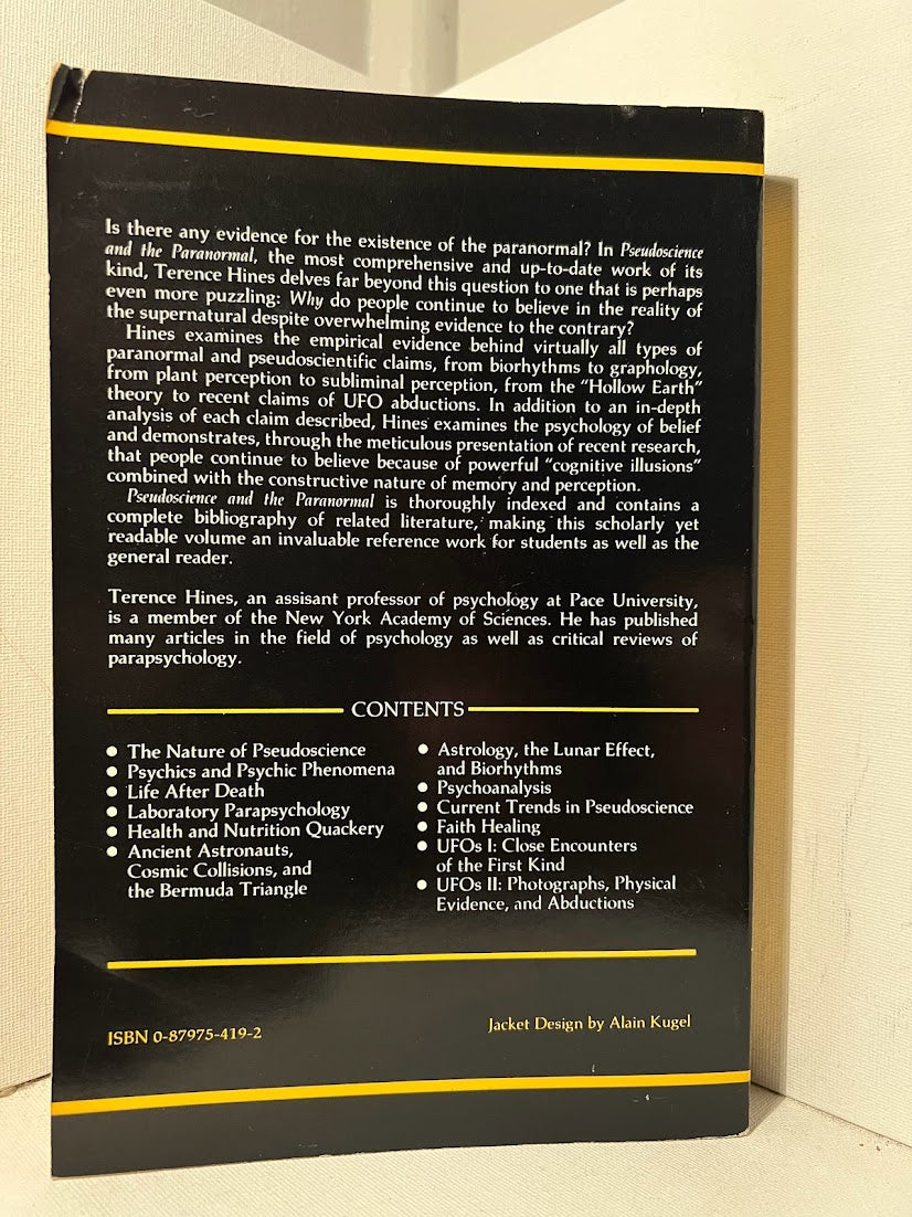 Pseudoscience and the Paranormal by Terence Hines