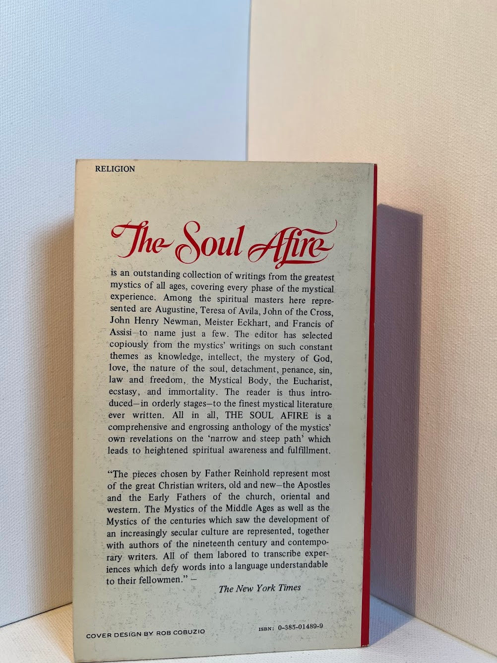 The Soul Afire - Revelations of the Mystics edited by H.A. Reinhold