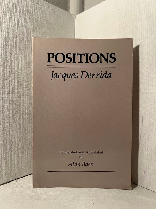 Positions by Jacques Derrida
