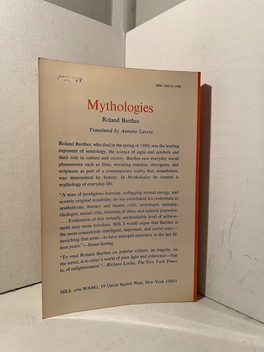 Mythologies by Roland Barthes