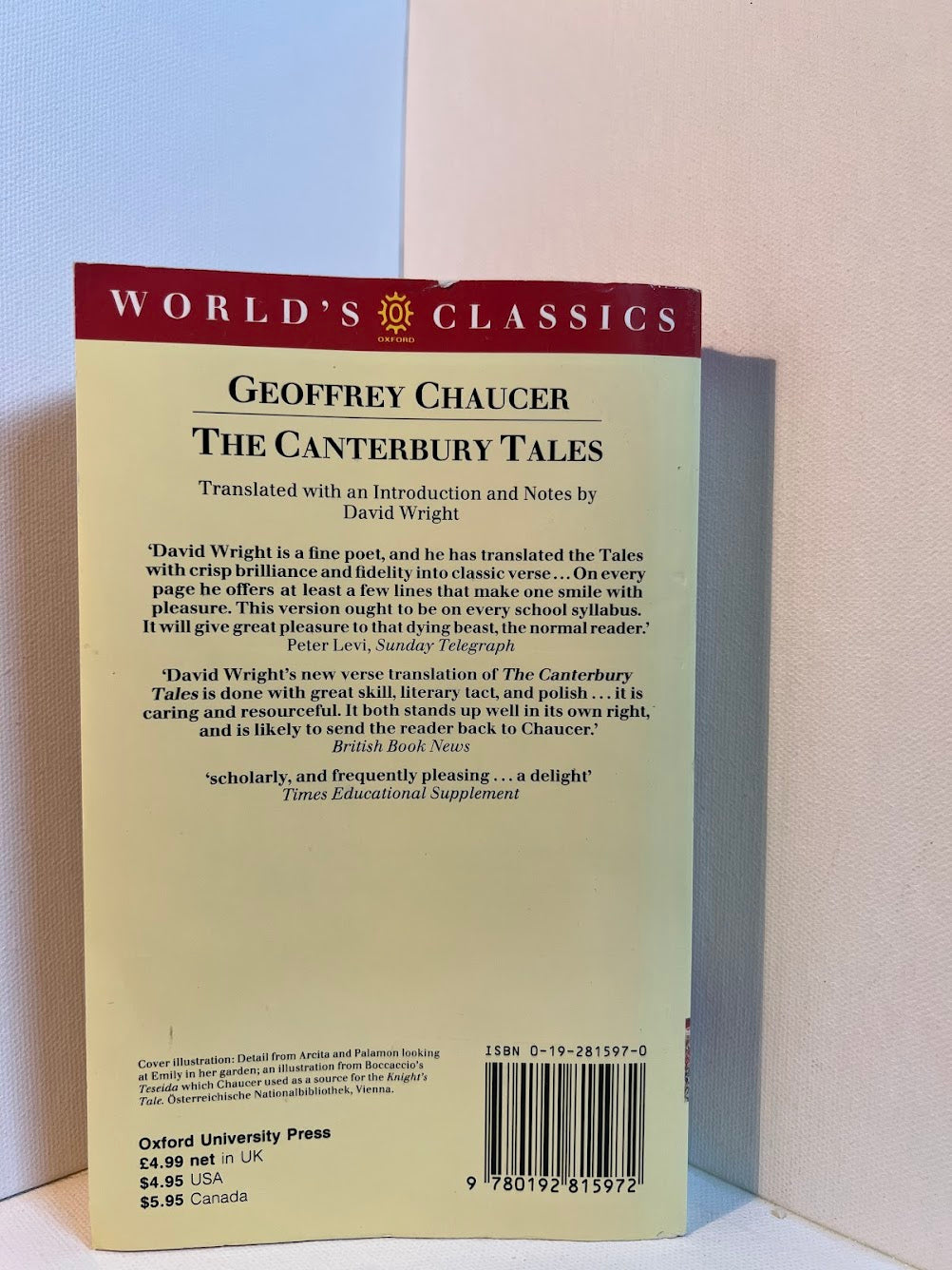 The Canterbury Tales by Geoffrey Chaucer