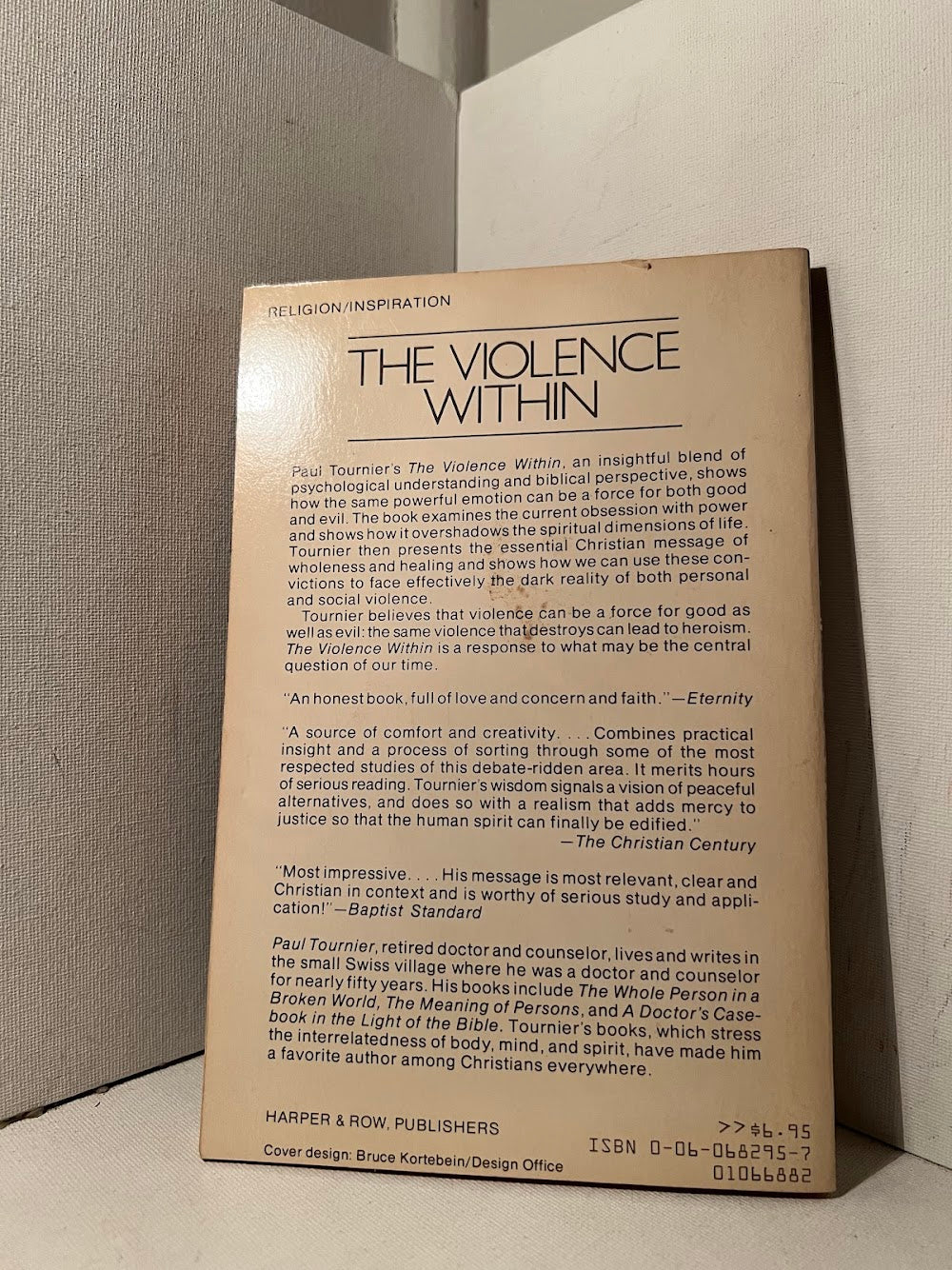 The Violence Within by Paul Tournier