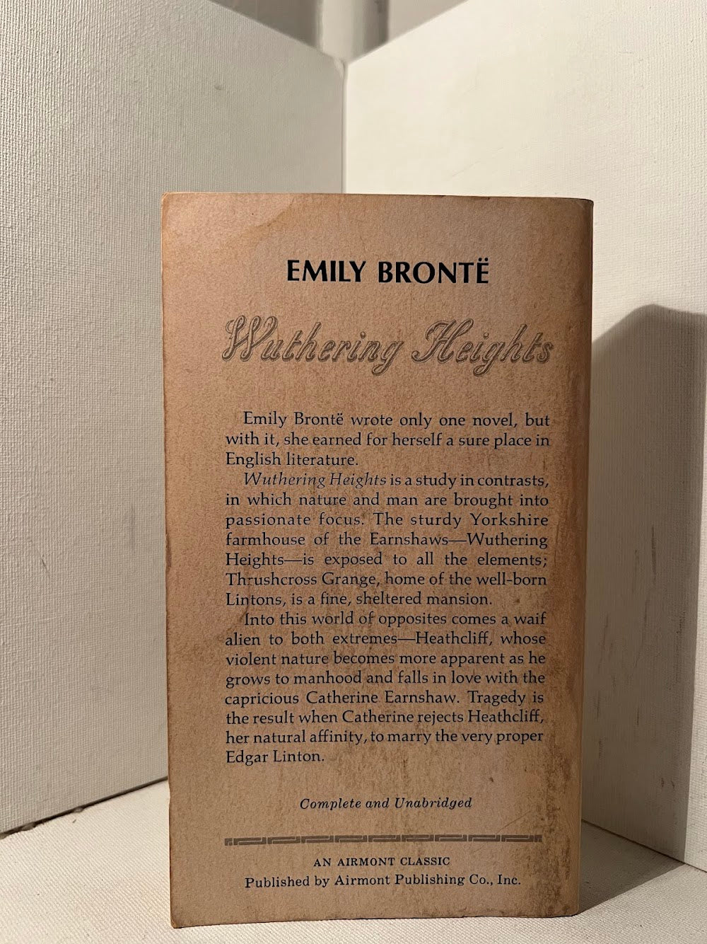 Wuthering Heights by Emily Bronte