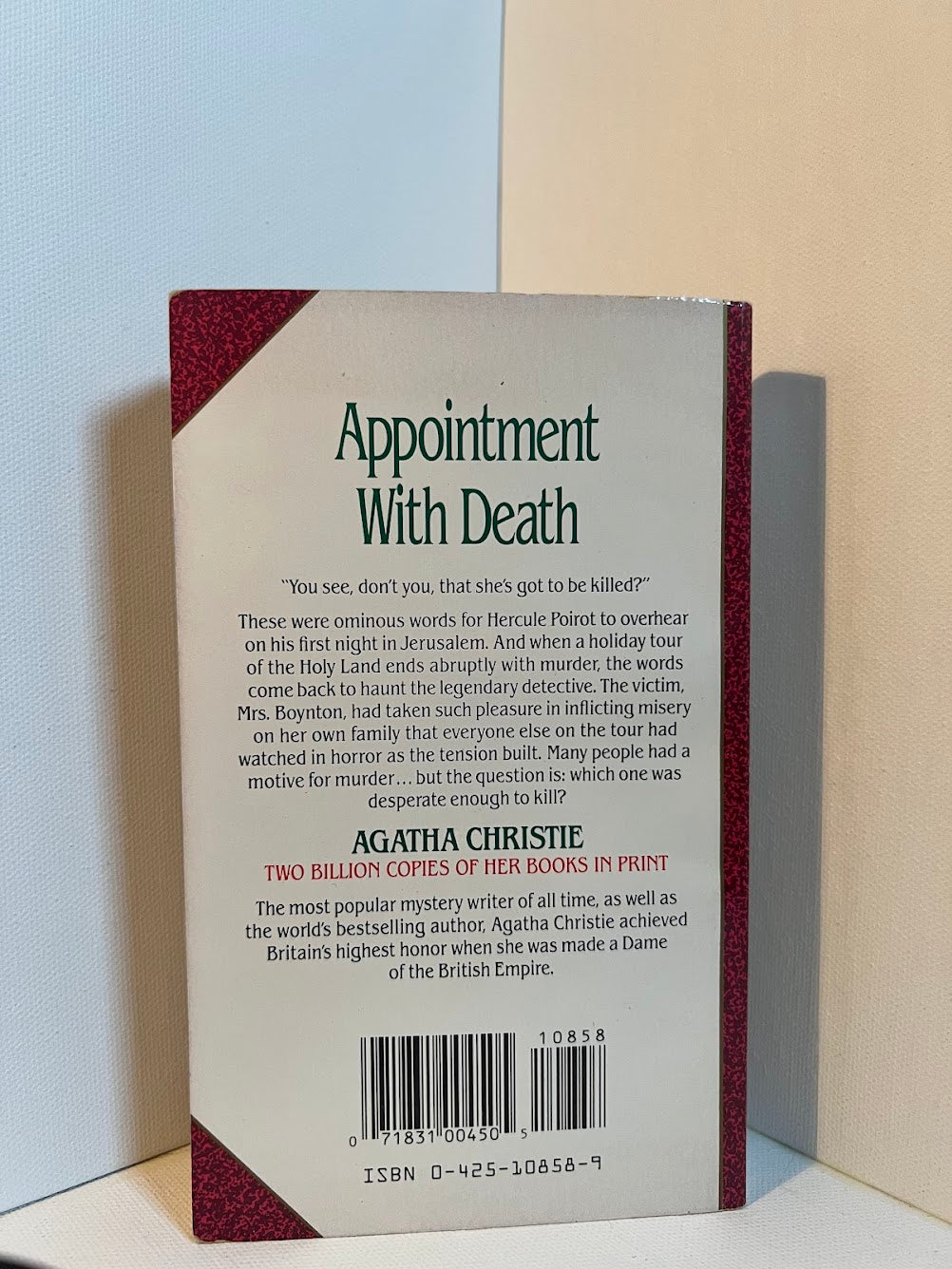 Appointment with Death by Agatha Christie