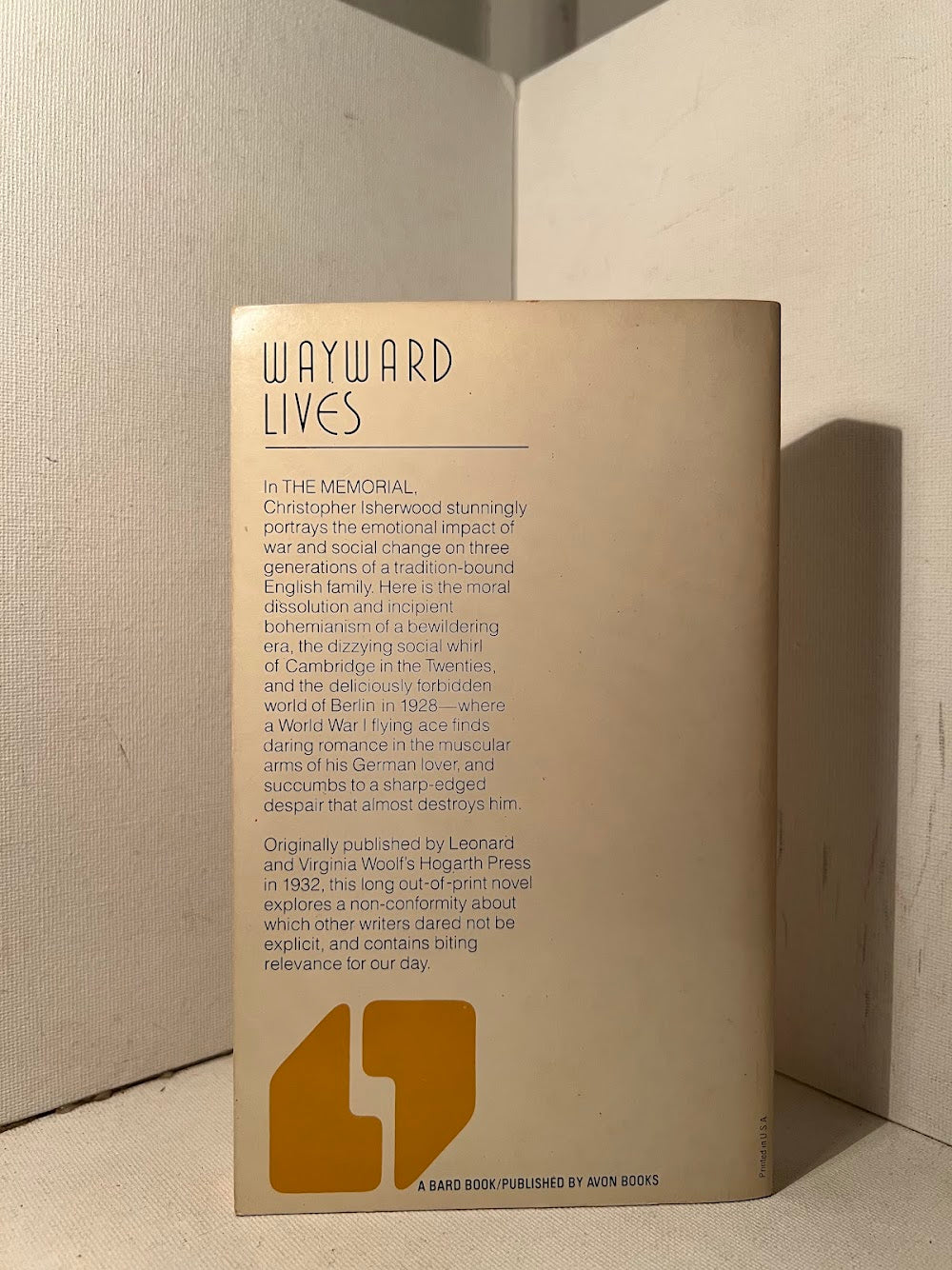 The Memorial by Christopher Isherwood