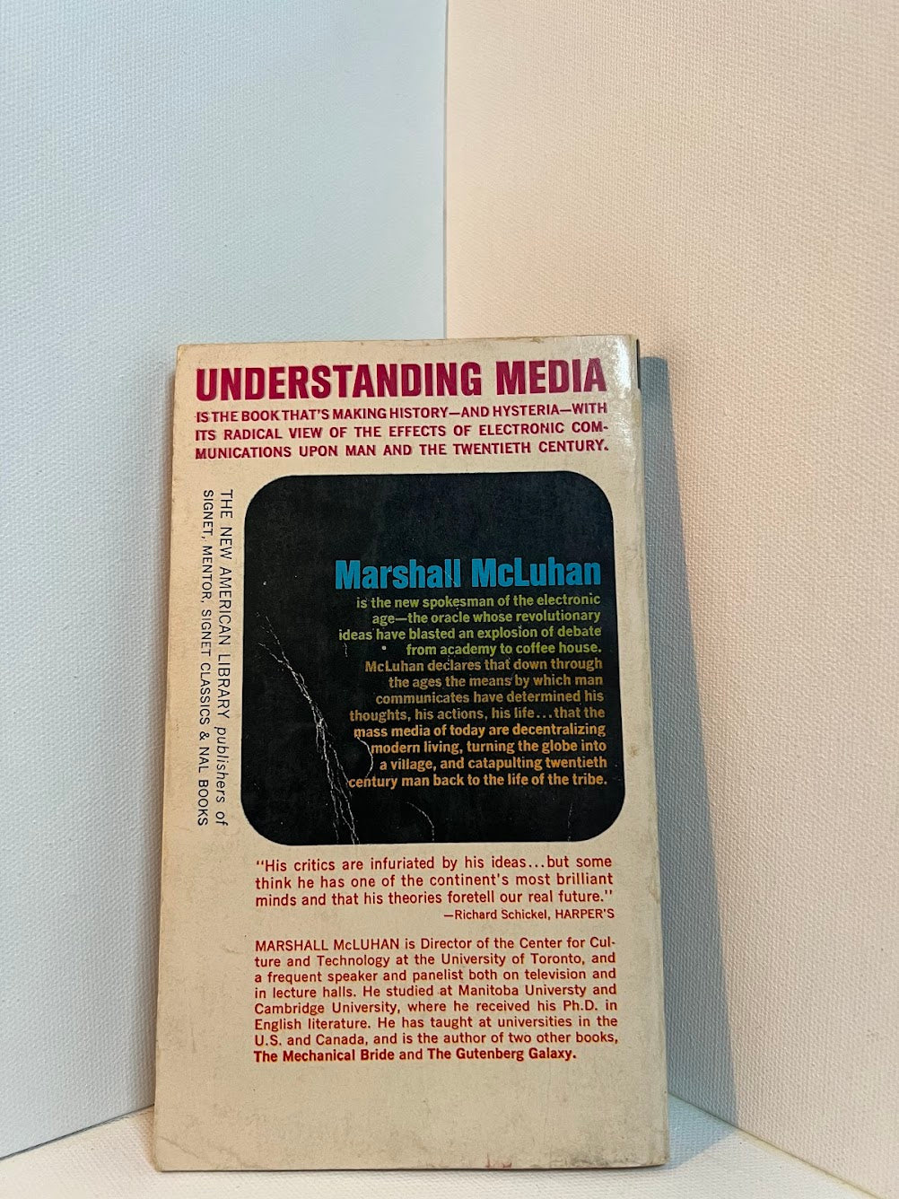 Understanding Media: The Extensions of Man by Marshall McLuhan