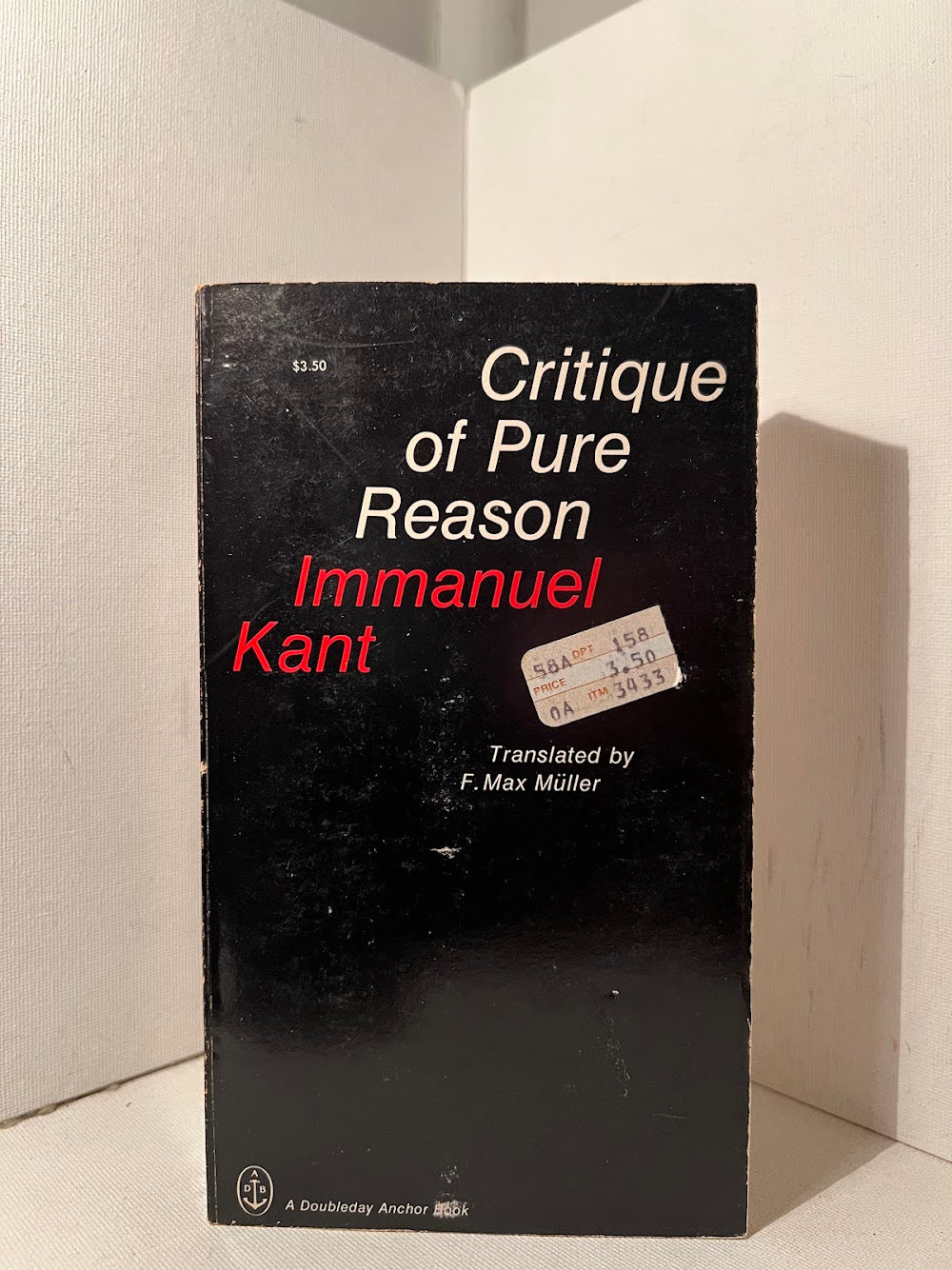 Critique of Pure Reason by Immanuel Kant