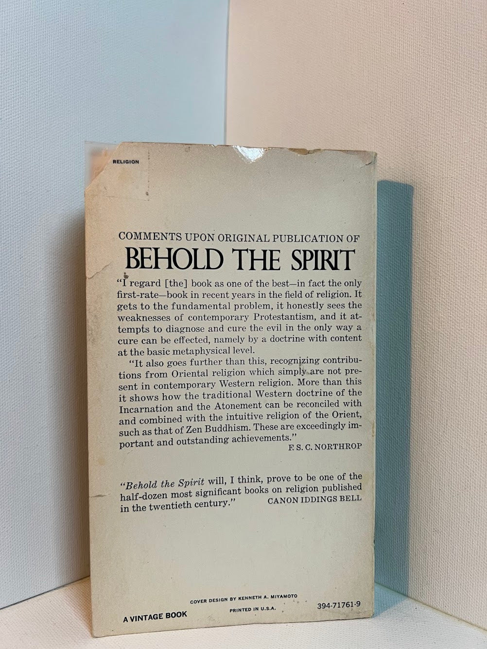 Behold the Spirit by Alan Watts