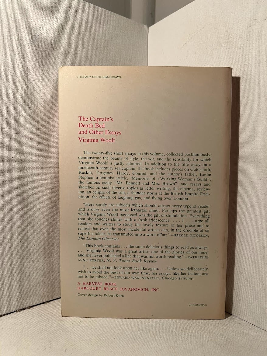 The Captain's Death Bed and Other Essays by Virginia Woolf