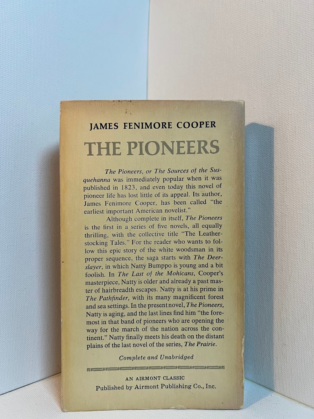 The Pioneers by James Fenimore Cooper