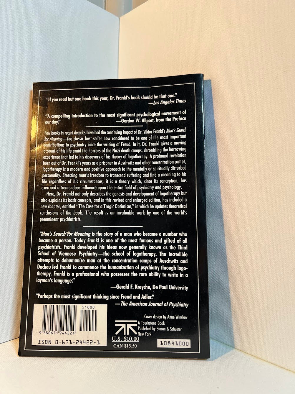 Man's Search for Meaning by Viktor Frankl
