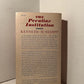 The Peculiar Institution by Kenneth M. Stampp