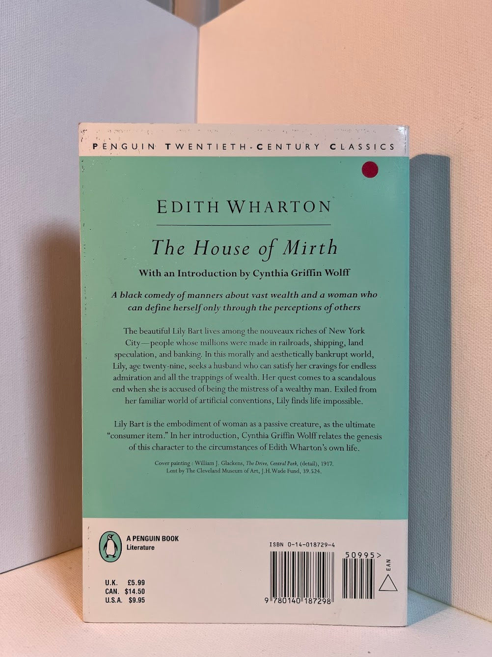 The House of Mirth by Edith Wharton