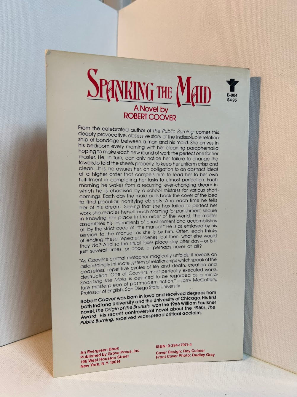 Spanking the Maid by Robert Coover