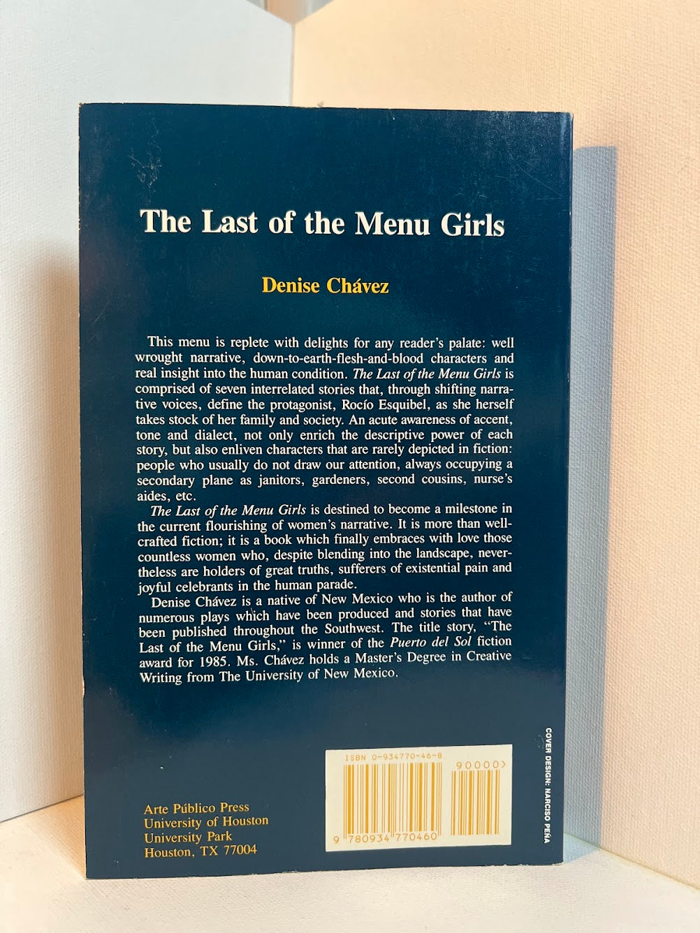 The Last of the Menu Girls by Denise Chavez