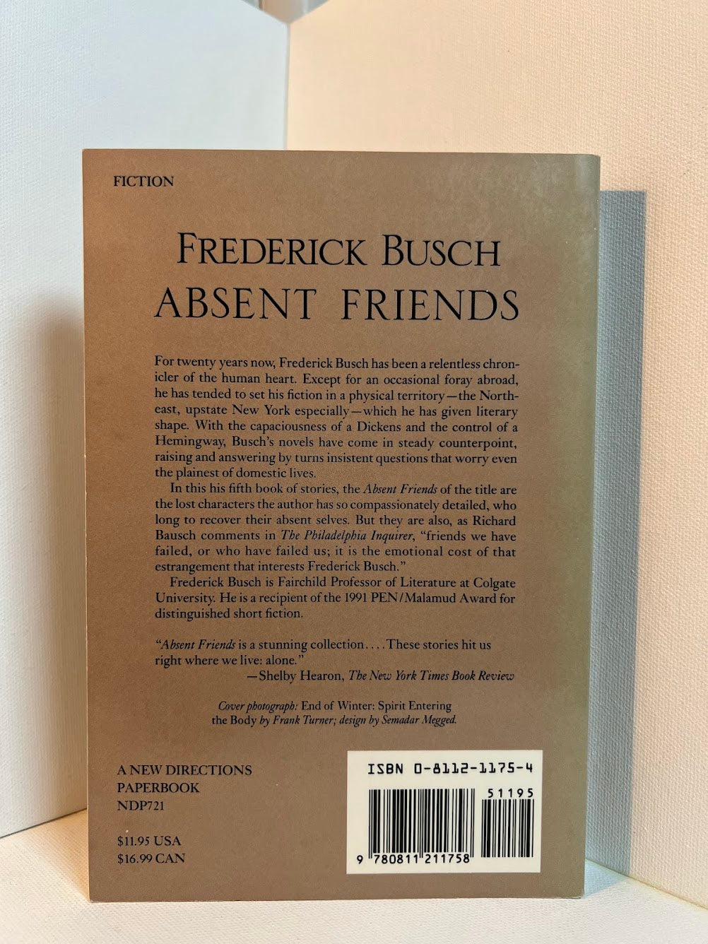 Absent Friends by Frederick Busch