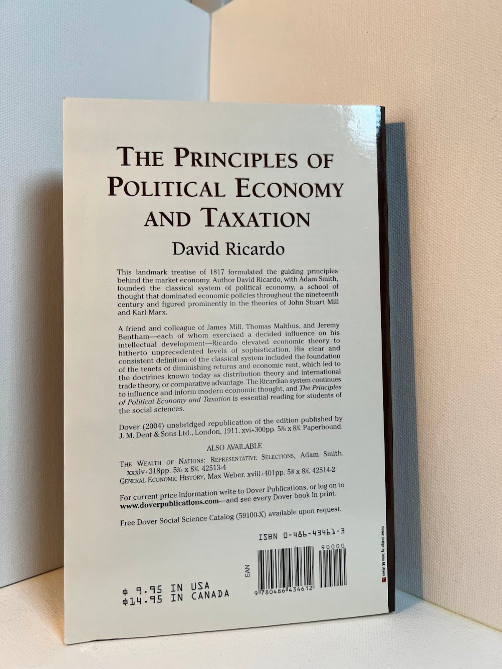 The Principles of Political Economy and Taxation by David Ricardo