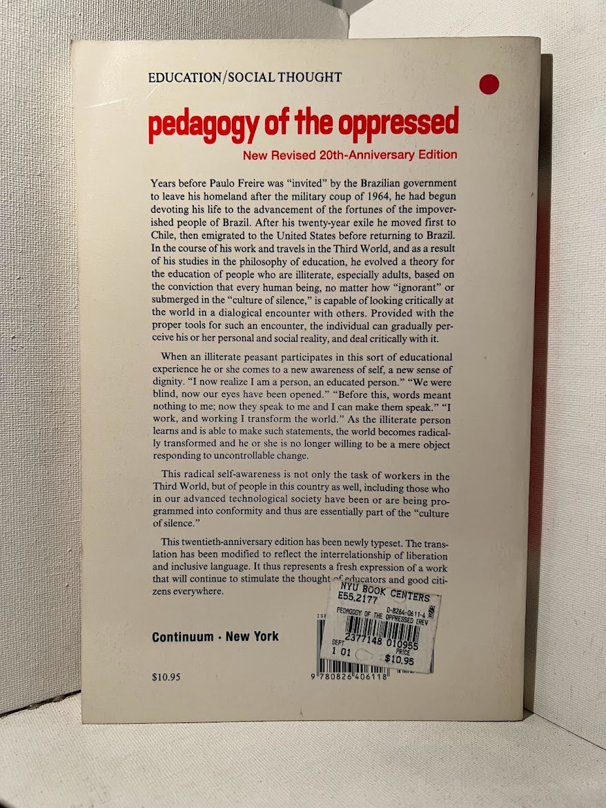 Pedagogy of the Oppressed by Paulo Freire