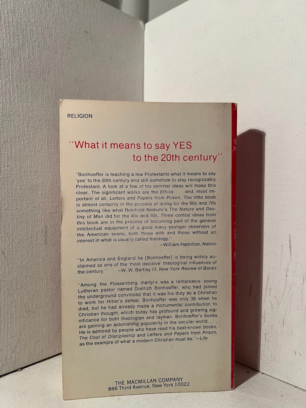 Letters and Papers from Prison by Dietrich Bonhoeffer