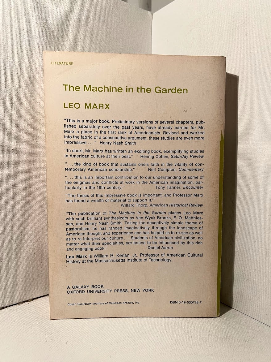 The Machine in the Garden by Leo Marx