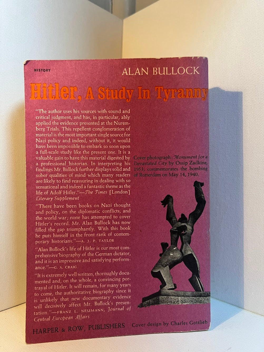 Hitler, A Study in Tyranny by Alan Bullock