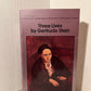 Three Lives by Gertrude Stein