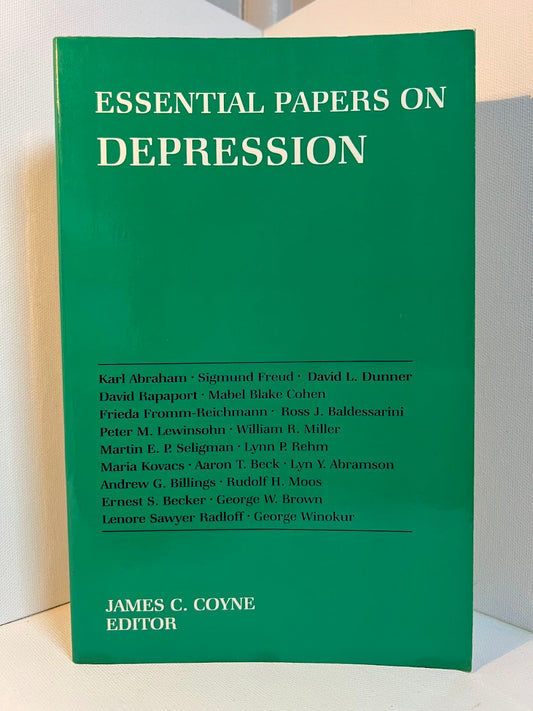 Essential Papers on Depression edited by James C. Coyne