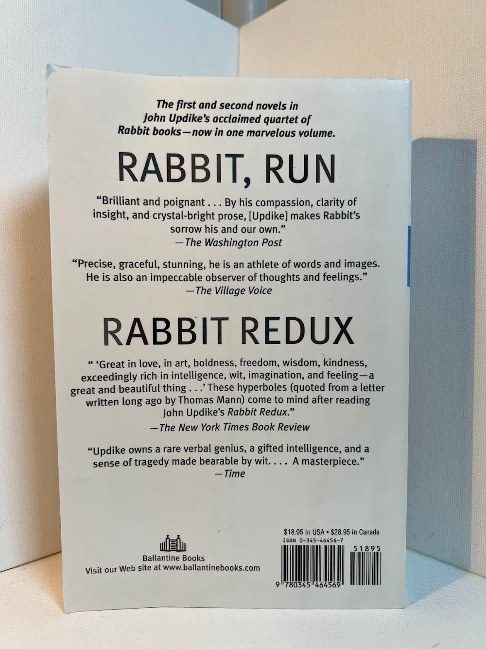 The Rabbit Novels Vol 1 by John Updike