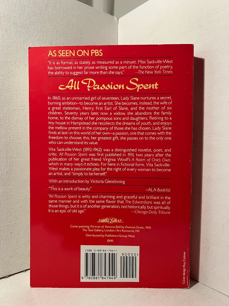 All Passion Spent by Vita Sackville-West