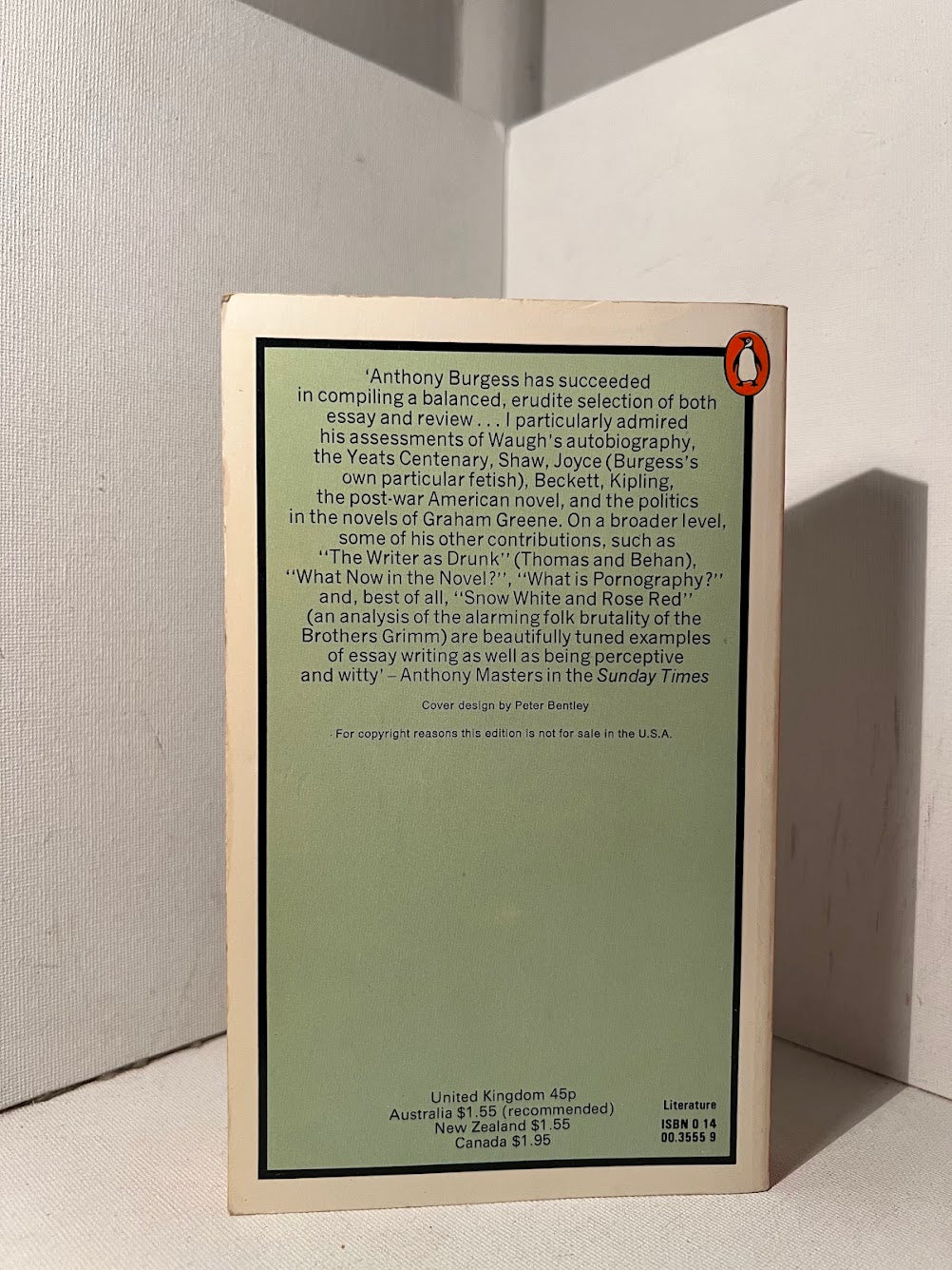 Urgent Copy by Anthony Burgess