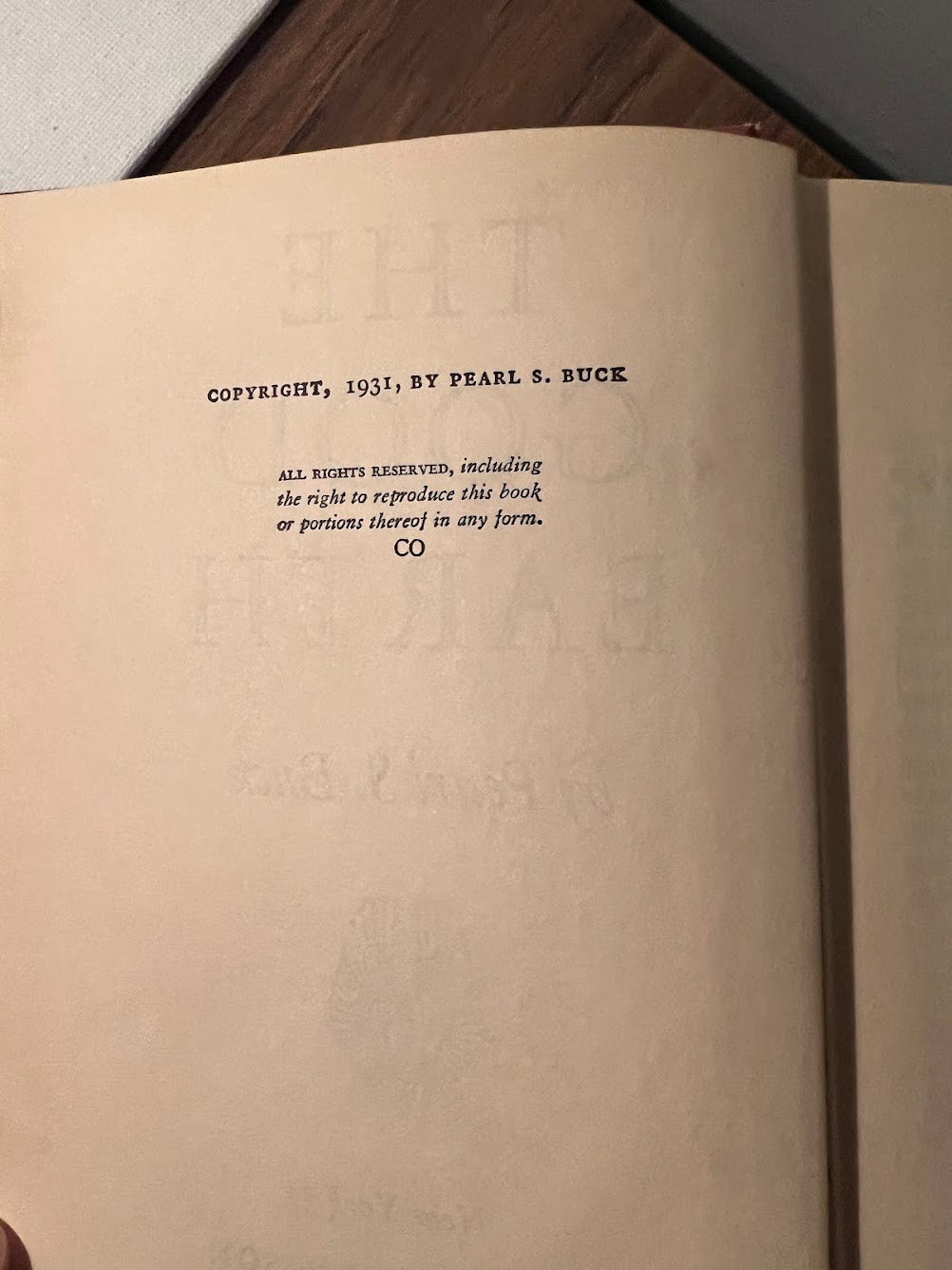 The Good Earth by Pearl S. Buck