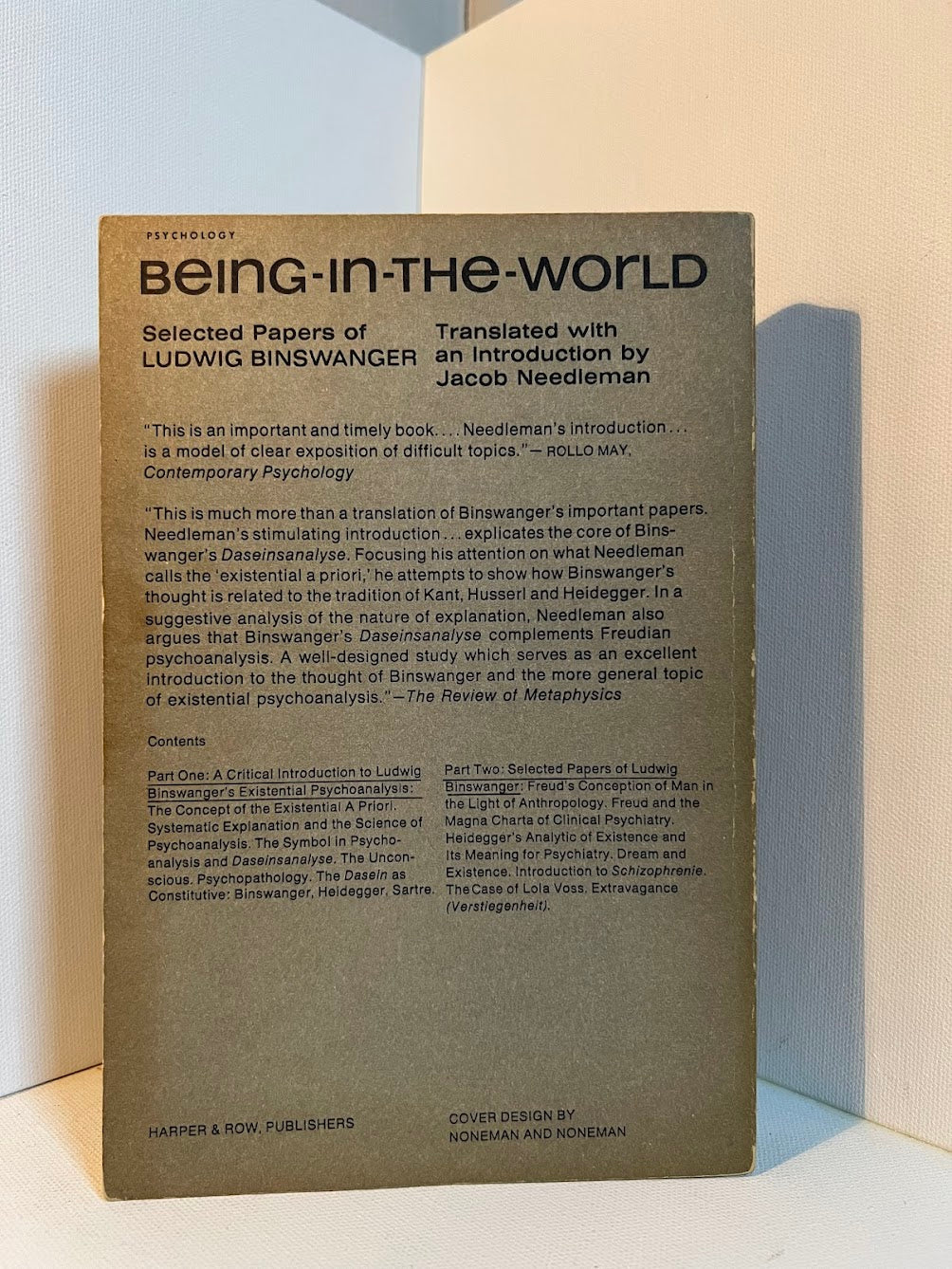 Being-In-The-World by Ludwig Binswanger