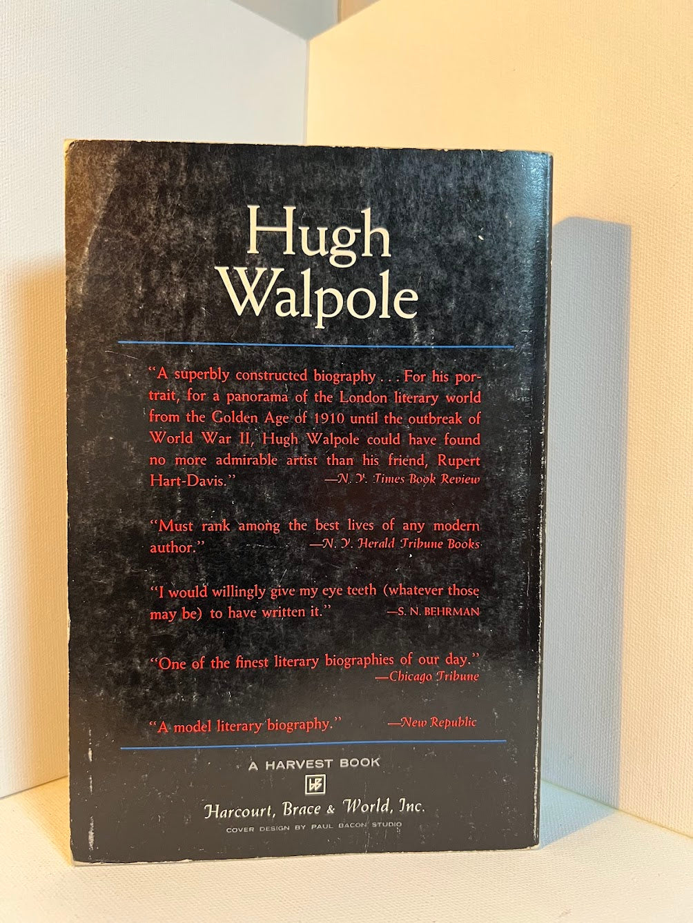 Hugh Walpole by Rupert Hart Davis