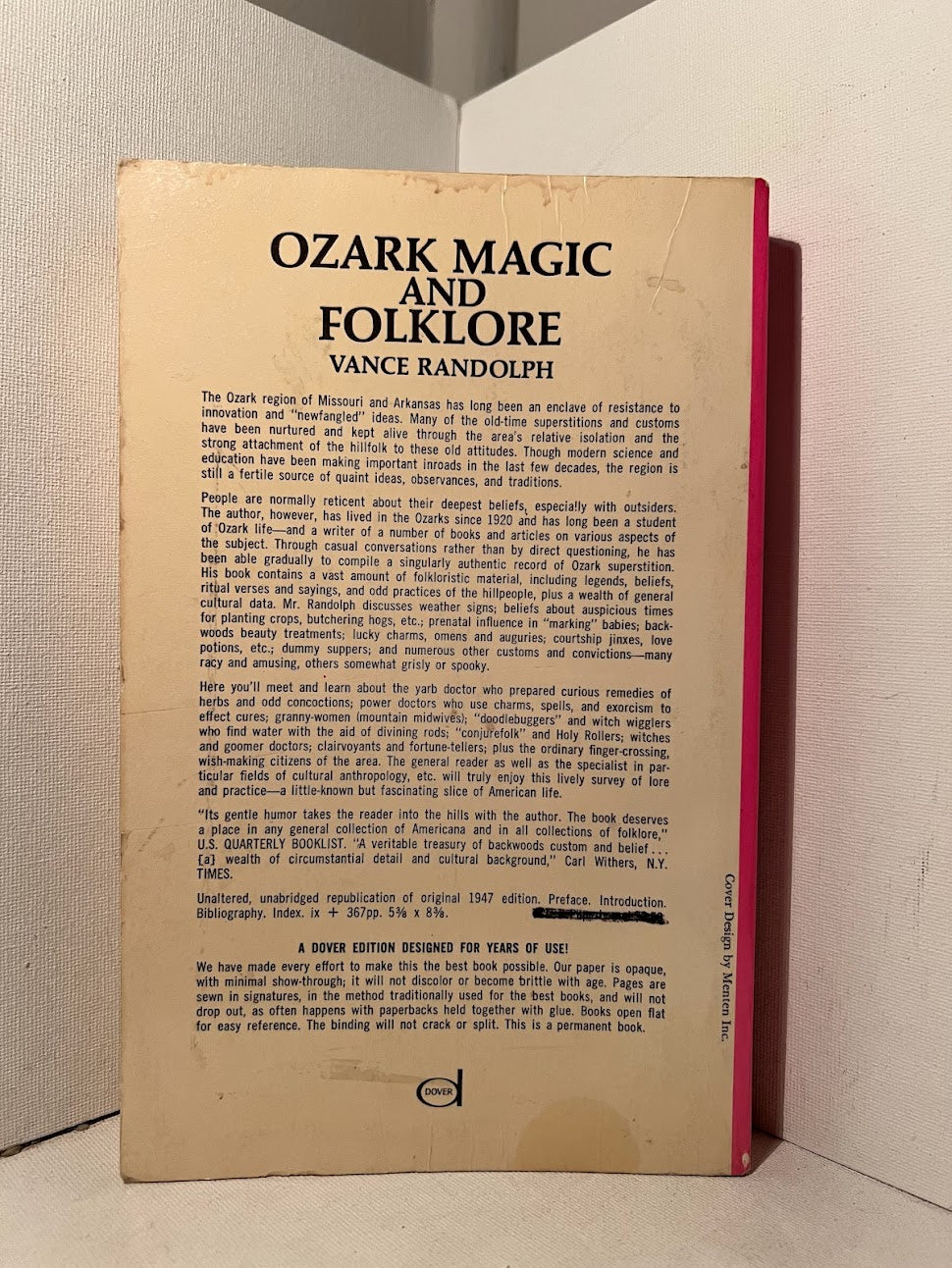 Ozark Magic and Folklore by Vance Randolph