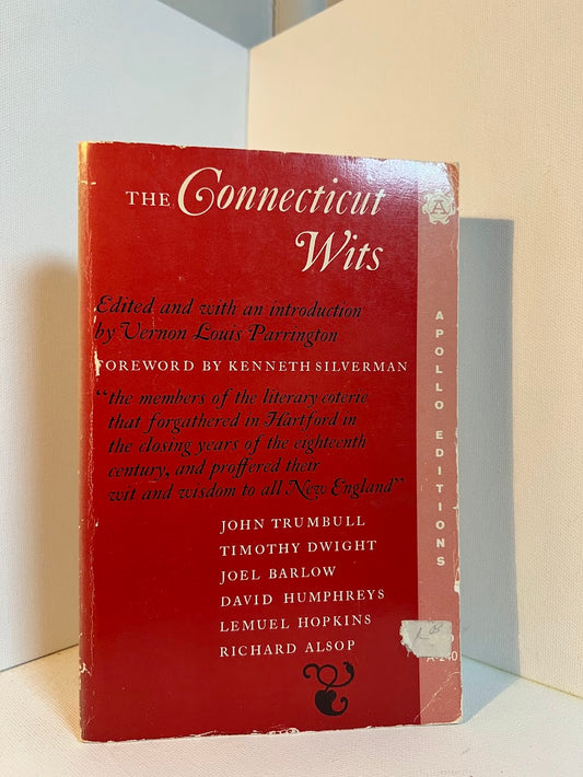 The Connecticut Wits edited by Vernon Louis Parrington