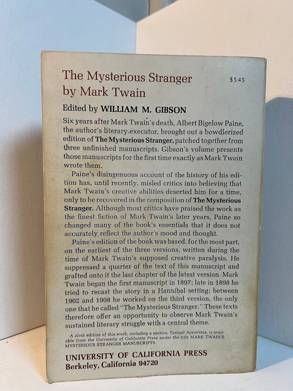 The Mysterious Stranger by Mark Twain