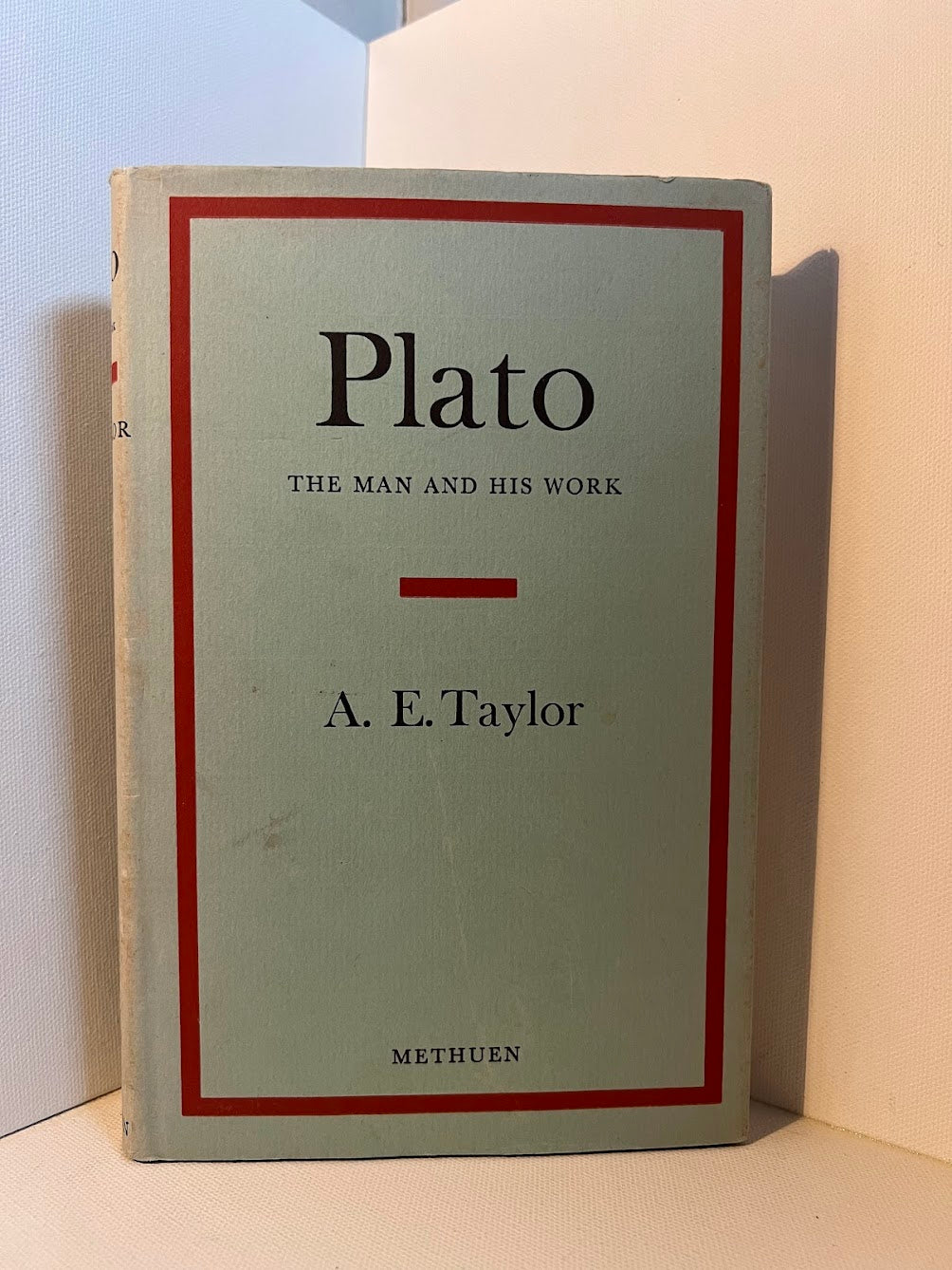 Plato - The Man and His Work by A.E. Taylor