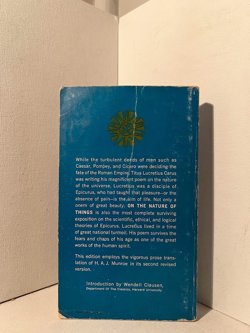On the Nature of Things by Lucretius