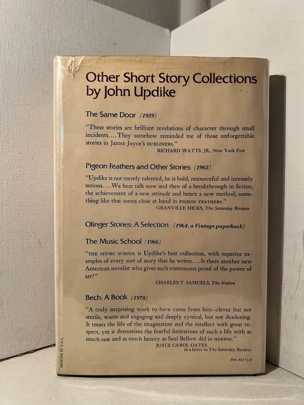Museums & Women and Other Stories by John Updike