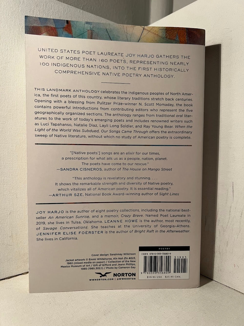 When the Light of the World Was Subdued, Our Songs Came Through edited by Joy Harjo