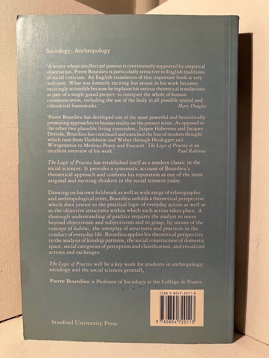 The Logic of Practice by Pierre Bourdieu