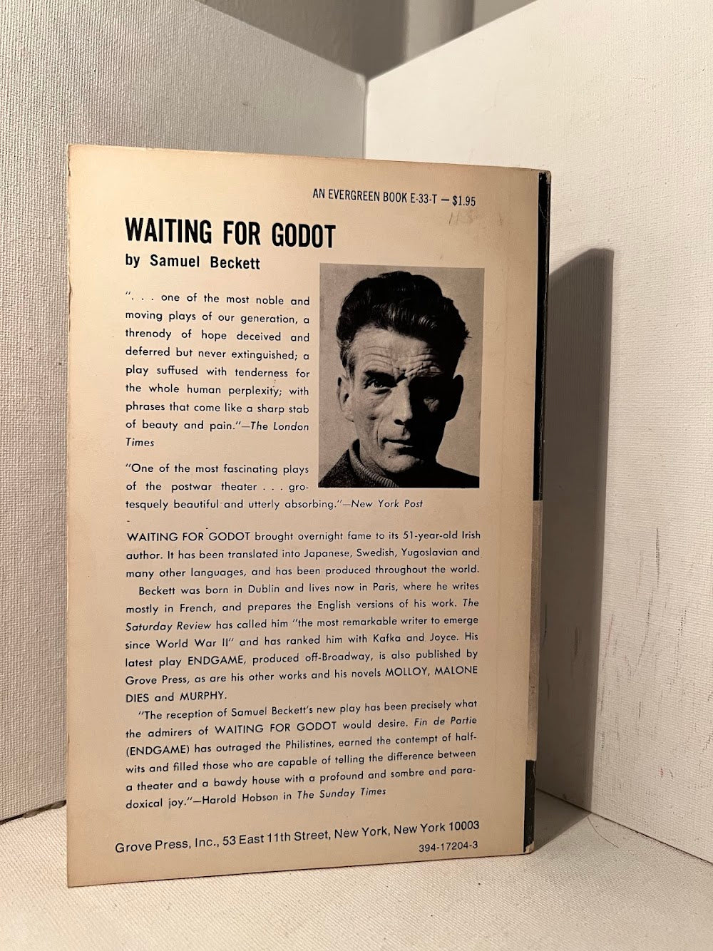 Waiting for Godot by Samuel Beckett